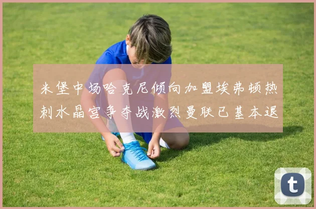 米堡中场哈克尼倾向加盟埃弗顿热刺水晶宫争夺战激烈曼联已基本退出竞争